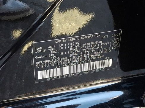 Used 2025 Subaru Crosstrek 2.5i Limited w/ Popular Package #3A image 26