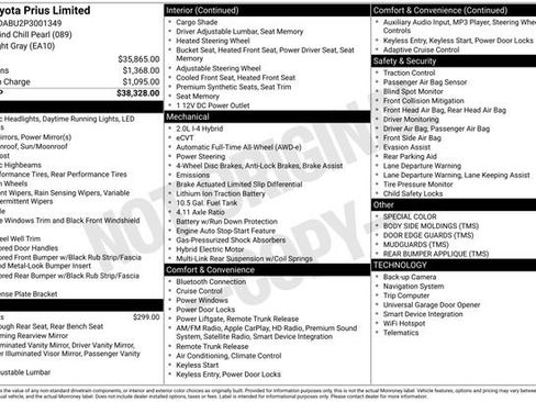 Certified 2023 Toyota Prius Limited AWD/4WD image 30