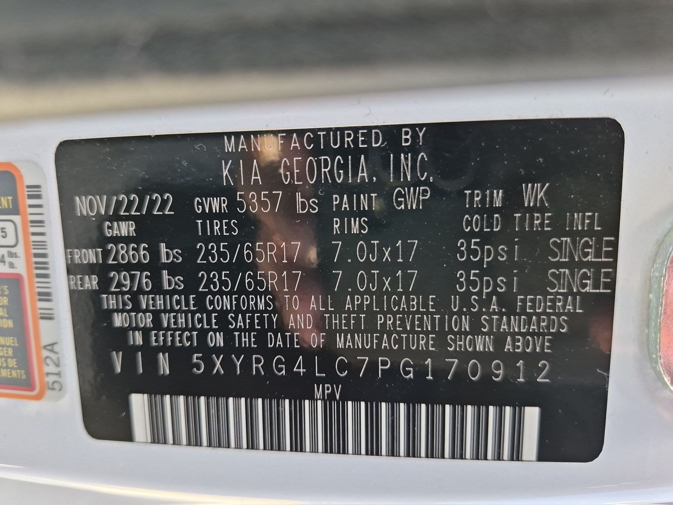 Certified 2023 Kia Sorento LX FWD image 32