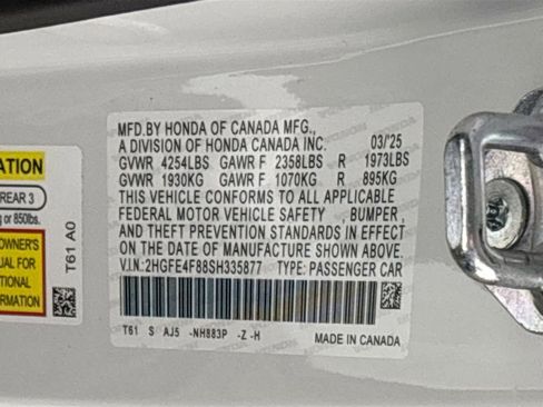 Used 2025 Honda Civic Sport image 26