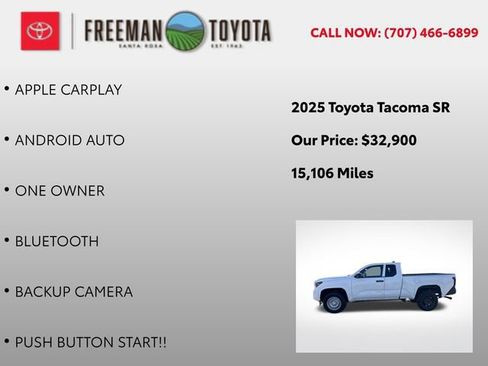 Used 2025 Toyota Tacoma SR RWD image 5