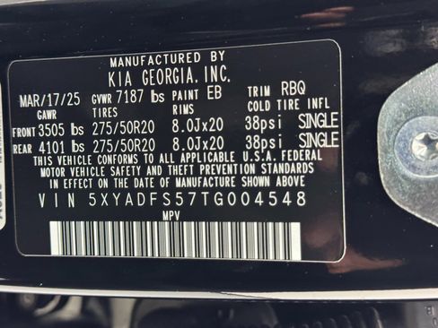 Used 2026 Kia EV9 Land image 50