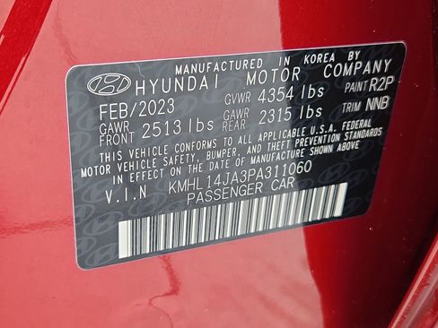 Used 2023 Hyundai Sonata SEL w/ Convenience Package FWD image 18