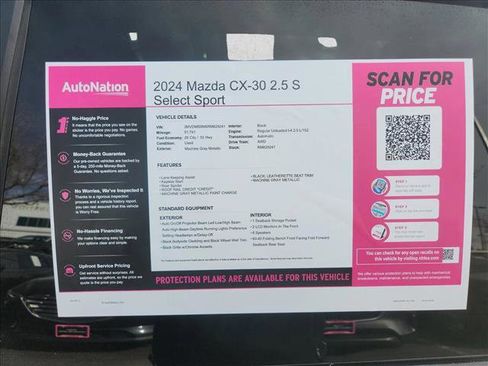 Certified 2024 MAZDA CX-30 AWD 2.5 S w/ Select Sport Pkg image 26