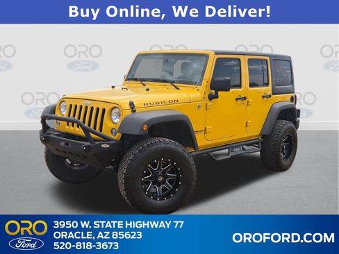 Used 2015 Jeep Wrangler Unlimited Rubicon w/ Connectivity Group AWD/4WD image 1