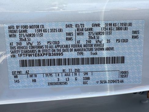 Used 2023 Ford F150 Lariat w/ Equipment Group 502A High AWD/4WD image 32