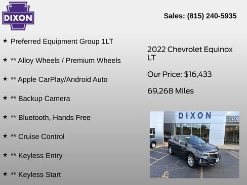 Used 2022 Chevrolet Equinox LT FWD image 4