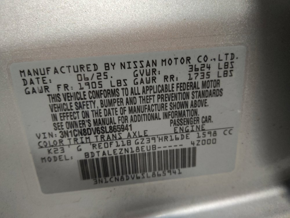 Used 2025 Nissan Versa S w/ Trunk Package FWD image 33