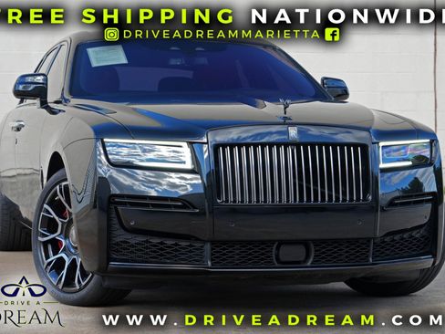 Used 2024 Rolls-Royce Ghost Black Badge w/ Black Badge Ghost Package AWD/4WD image 2