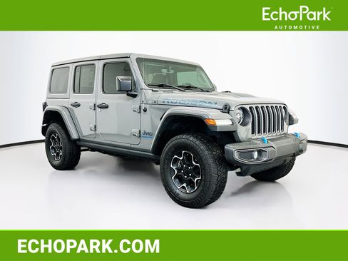 Used 2023 Jeep Wrangler Unlimited Rubicon 4xe w/ Cold Weather Group AWD/4WD image 1
