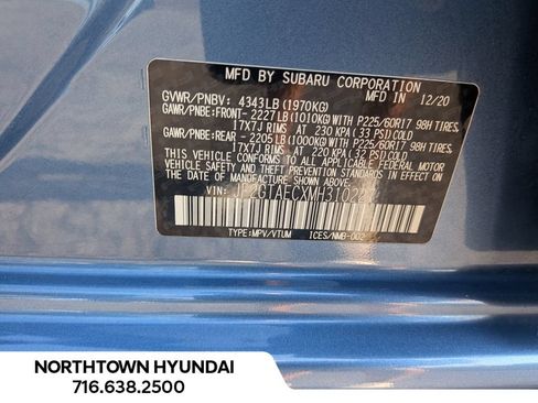Used 2021 Subaru Crosstrek 2.0i Premium w/ Moonroof Package AWD/4WD image 37