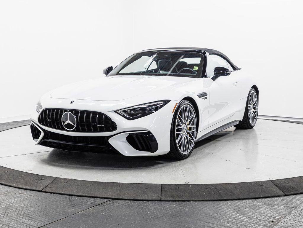 Used 2022 Mercedes-Benz SL 55 AMG 4MATIC w/ Driver Assistance Package image 3
