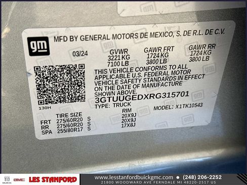 Certified 2024 GMC Sierra 1500 Denali w/ Technology Package image 20