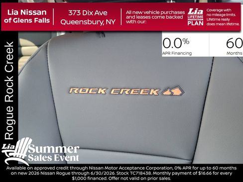 New 2026 Nissan Rogue SV w/ Rock Creek Premium Package AWD/4WD image 16