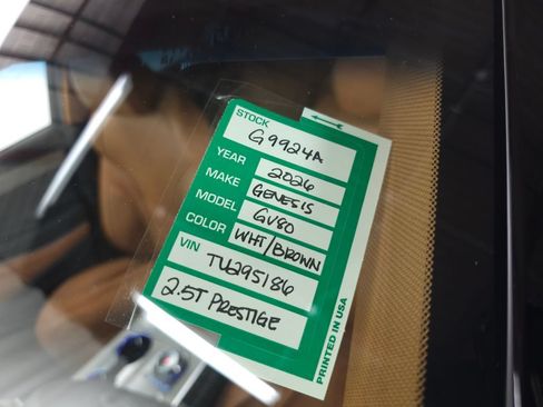 Used 2026 Genesis GV80 2.5T Prestige AWD/4WD image 41