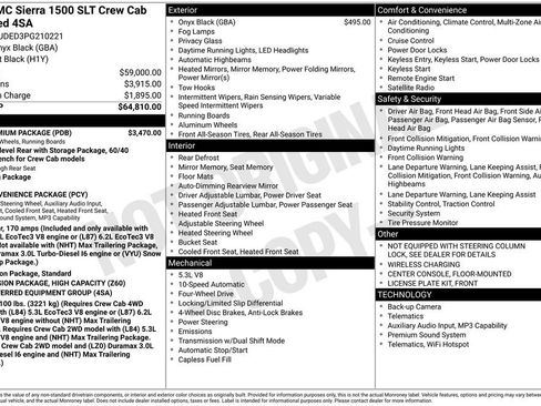 Certified 2023 GMC Sierra 1500 SLT w/ SLT Premium Package AWD/4WD image 5