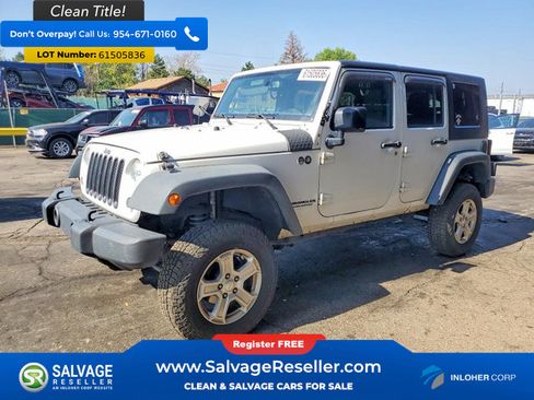 Used 2016 Jeep Wrangler Unlimited Sport w/ Quick Order Package 24S AWD/4WD image 1