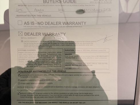 Certified 2021 GMC Acadia Denali w/ GMC Pro Grade Package image 34