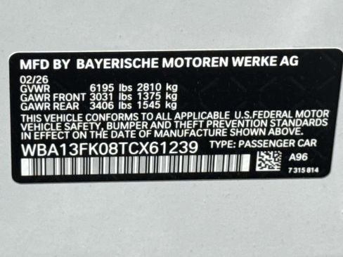 New 2026 BMW 550e xDrive w/ Premium Package AWD/4WD image 30