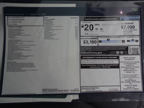 New 2026 Land Rover Defender 110 S image 6