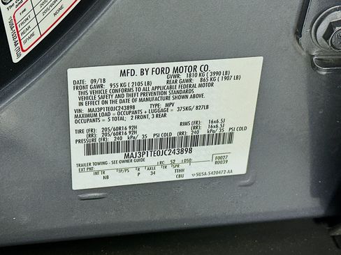 Used 2018 Ford EcoSport SE FWD image 12