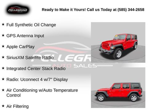Used 2019 Jeep Wrangler Unlimited Sport S AWD/4WD image 5