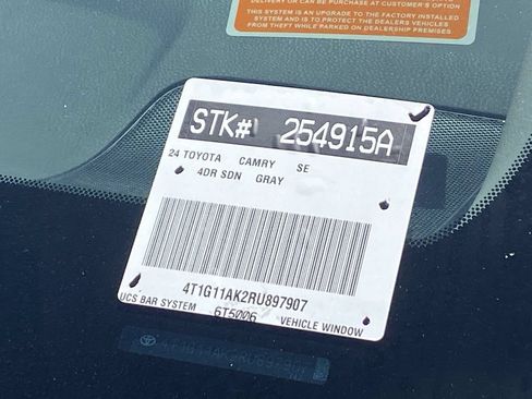 Certified 2024 Toyota Camry SE FWD image 36