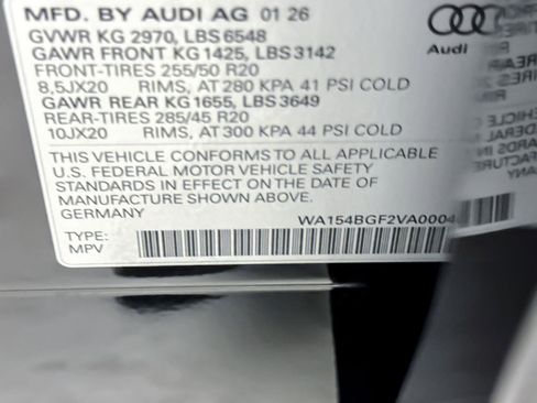 New 2027 Audi Q6 e-tron Premium Plus image 28