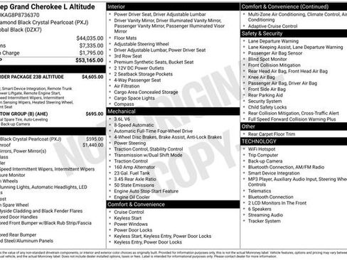 Used 2023 Jeep Grand Cherokee L Laredo AWD/4WD image 18