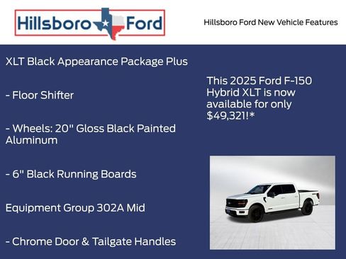 New 2025 Ford F150 XLT w/ Equipment Group 302A MID image 19