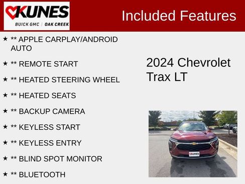 Used 2024 Chevrolet Trax LT w/ Driver Confidence Package image 2