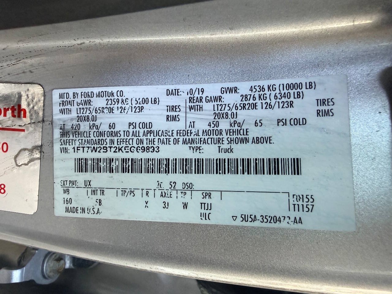 Used 2019 Ford F250 Lariat w/ Lariat Ultimate Package AWD/4WD image 43