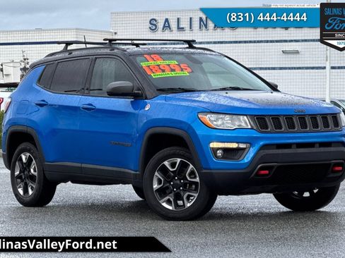 Used 2018 Jeep Compass Trailhawk w/ Leather Interior Group AWD/4WD image 1