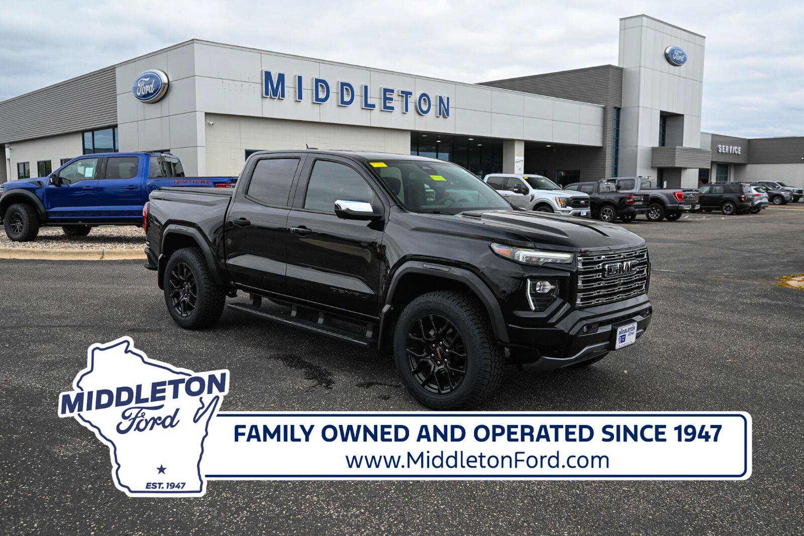 Used 2024 GMC Canyon Denali w/ LPO, Denali Black Edition AWD/4WD image 1