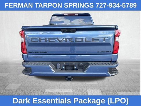 Used 2024 Chevrolet Silverado 1500 Custom w/ Turbomax Blackout Package RWD image 8