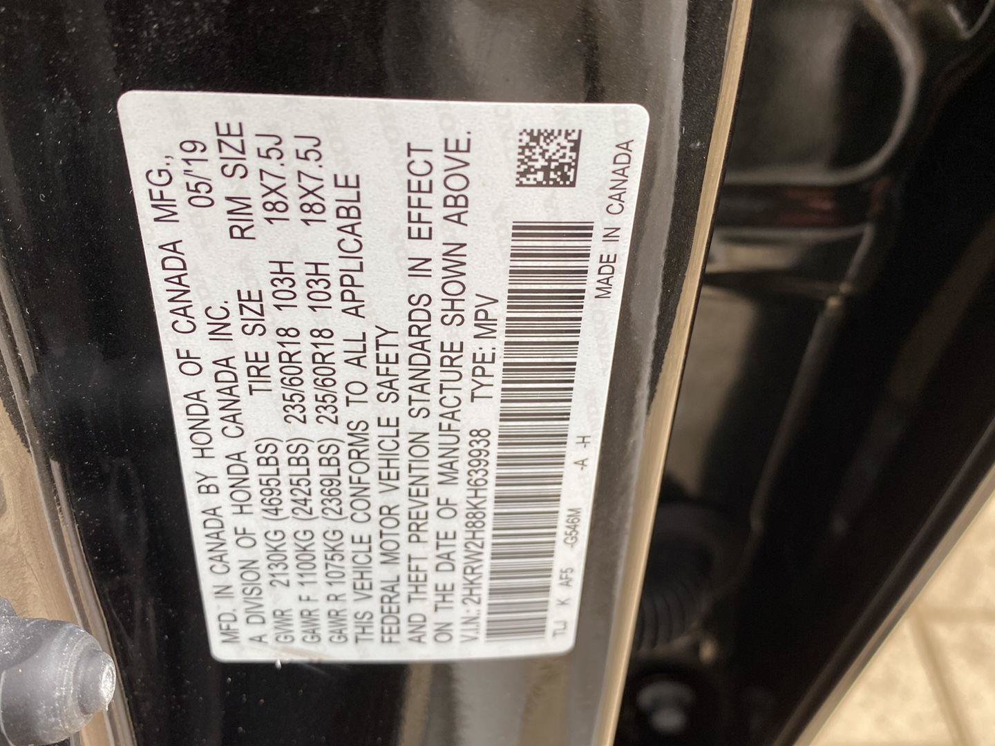 Used 2019 Honda CR-V EX-L image 16