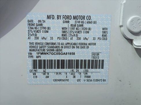Certified 2025 Ford Explorer ST RWD image 23