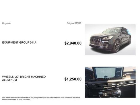 Used 2025 Lincoln Corsair Grand Touring w/ Equipment Group 301A AWD/4WD image 3