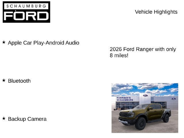 New 2026 Ford Ranger Raptor AWD/4WD image 7