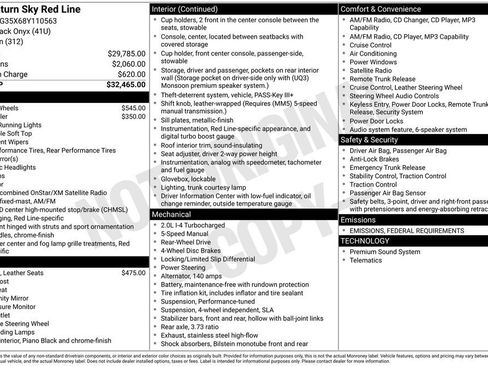 Used 2008 Saturn Sky Red Line image 38