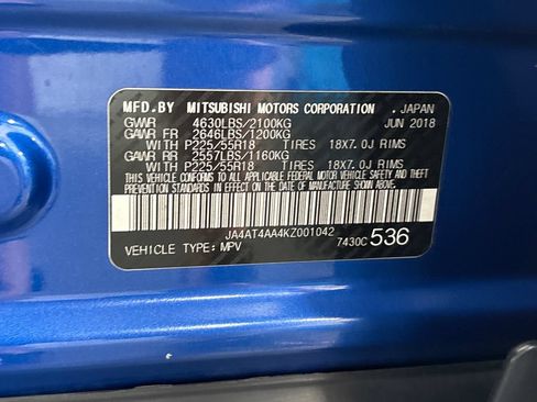 Used 2019 Mitsubishi Eclipse Cross LE AWD/4WD image 30