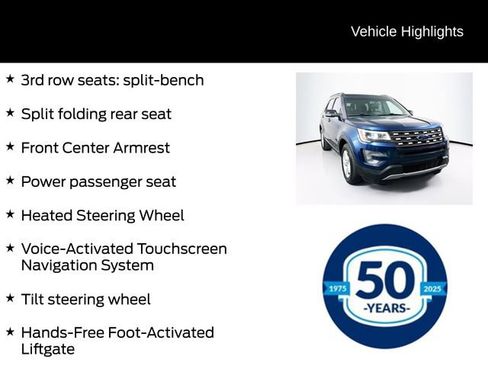 Used 2017 Ford Explorer XLT w/ Equipment Group 202A AWD/4WD image 16