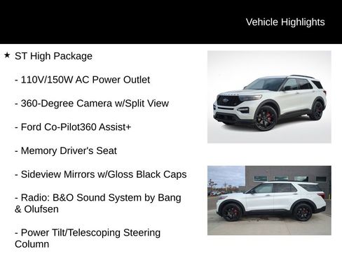 Certified 2023 Ford Explorer ST w/ Equipment Group 401A image 16