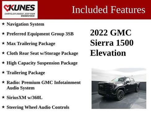 Used 2022 GMC Sierra 1500 Elevation AWD/4WD image 3