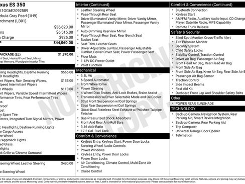 Used 2014 Lexus ES 350 w/ Luxury Package image 4