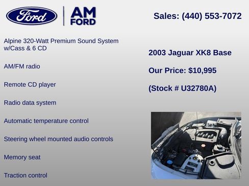 Used 2003 Jaguar XK8 Convertible RWD image 6