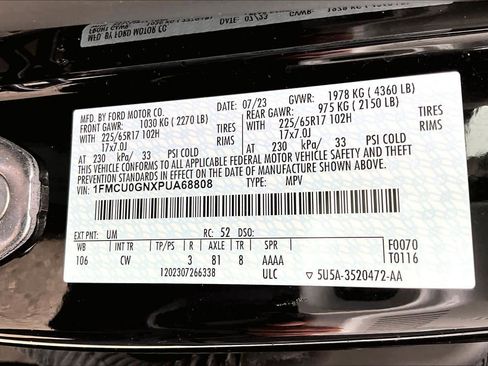 Certified 2023 Ford Escape Active image 34