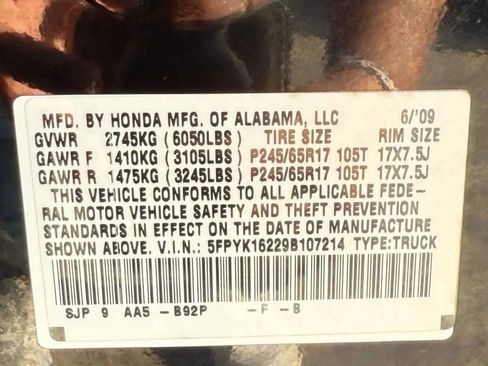 Used 2009 Honda Ridgeline RT image 26