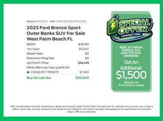 New 2025 Ford Bronco Sport Outer Banks AWD/4WD video 4