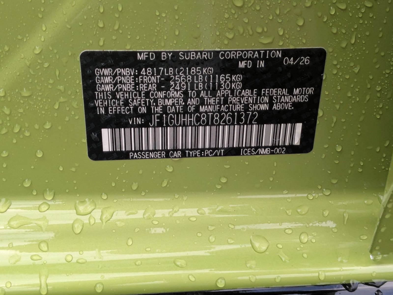 New 2026 Subaru Impreza RS AWD/4WD image 15